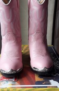 Durango pink cowgirl boots